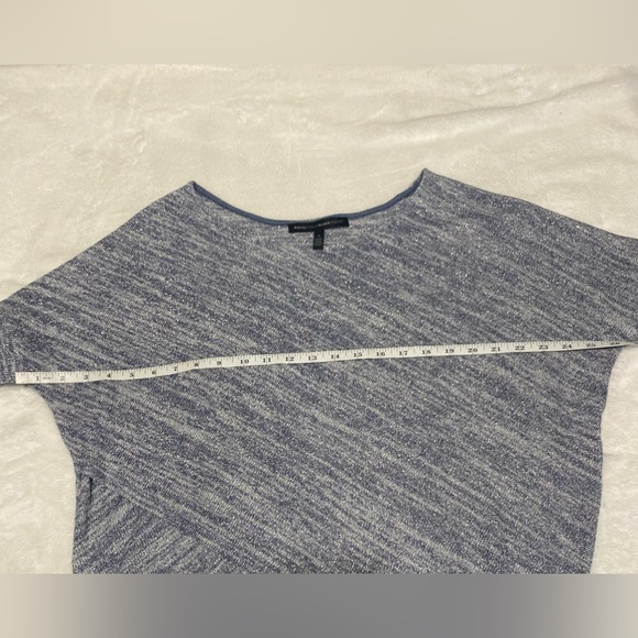 White House Black Market Sweater Blue with Silver Flecks Size Small - Picture 13 of 13